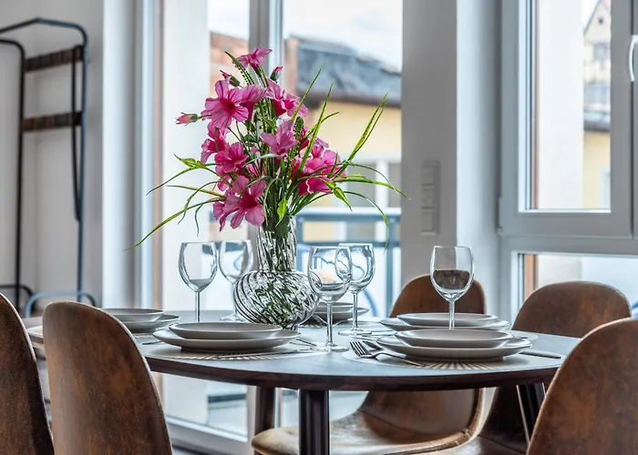 Design-wohnung, Altstadt, Parkplatz, Netflix Apartment